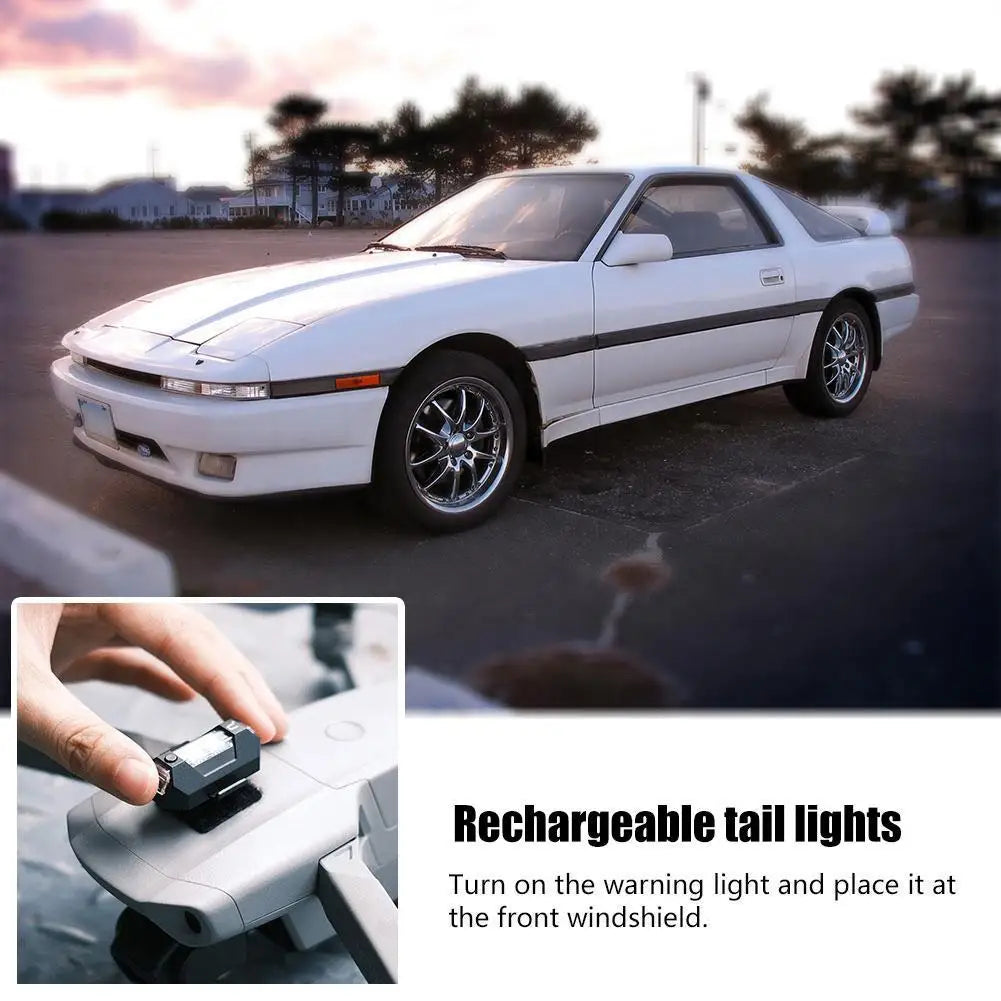 Universal Strobe Warning Light 7-color Usb Rechargeable Aircraft Led Emergency Lights Drone Night Strobe Lamp Bike