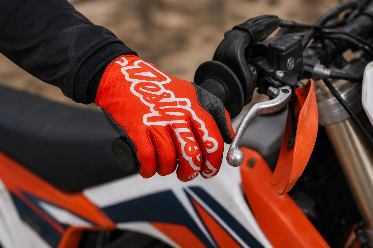 Luvas para motociclismo de fundo