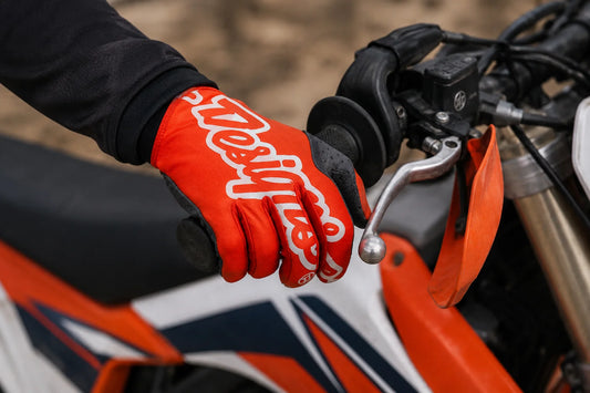 Luvas para motociclismo de fundo